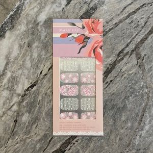 Mary Kay Nail Appliqué Stickers Clear & Floral
